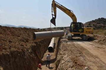 Çine’de sulama boruları yer altına indi
