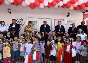 Çocuklar Gülsün Diye Derneği'nin Osmaniye’de inşa ettiği anaokulu açıldı