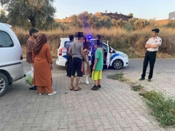 Çocukların antik kent yakınındaki oyunu yangınla bitti
