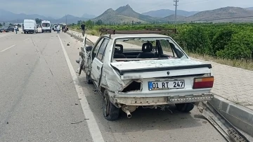 Çöp atmak için indiği aracında feci sonu yaşadı
