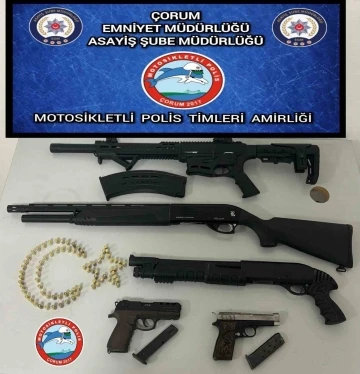 Çorum polisinden şok denetim
