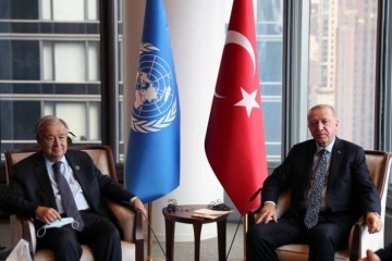 Cumhurbaşkanı Erdoğan, BM Genel Sekreteri Guterres ile görüştü