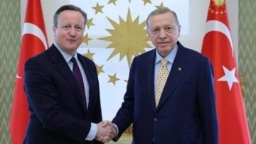 Cumhurbaşkanı Erdoğan, Cameron'u kabul etti