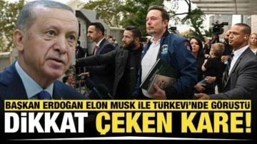 Cumhurbaşkanı Erdoğan Elon Musk ile Türkevi'nde görüştü