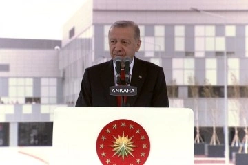 Cumhurbaşkanı Erdoğan Etlik Şehir Hastanesi açılısında konuştu