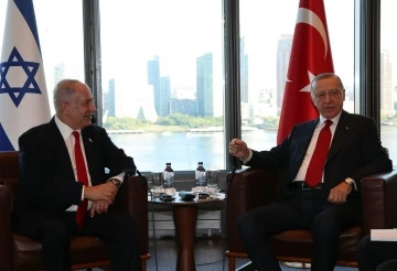 Cumhurbaşkanı Erdoğan, İsrail Başbakanı Netenyahu’yu kabul etti
