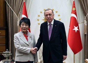 Cumhurbaşkanı Erdoğan, Japonya Dışişleri Bakanı Yoko’yu kabul etti
