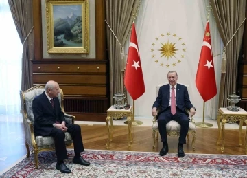 Cumhurbaşkanı Erdoğan, MHP Genel Başkanı Bahçeli’yi kabul etti
