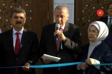 Cumhurbaşkanı Erdoğan, Necat Nasıroğlu Külliyesi'nin açılışını gerçekleştirdi