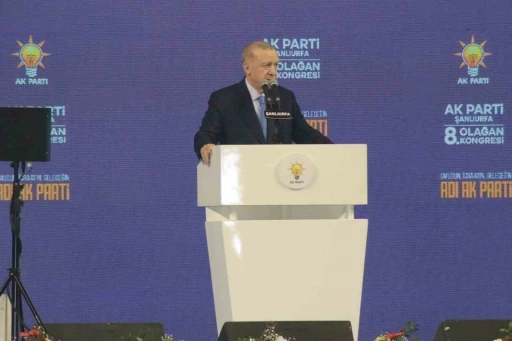 Cumhurbaşkanı Erdoğan: "136 kilometre uzunluğundaki Gaziantep-Şanlıurfa tren hattının yapımına bu yıl içinde başlamayı planlıyoruz"
