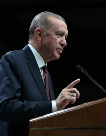 Cumhurbaşkanı Erdoğan: &quot;İsrail’in nükleer silahları meselesinin unutulmasına ve unutturulmasına Türkiye olarak izin vermeyeceğiz.&quot;
