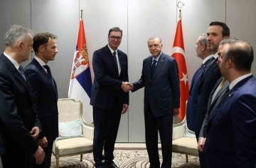 Cumhurbaşkanı Erdoğan, Sırbistan Cumhurbaşkanı Vuçic ile görüştü
