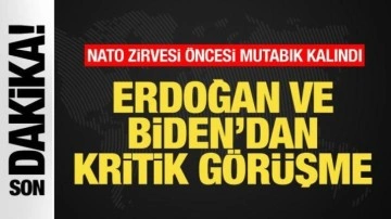 Cumhurbaşkanı Erdoğan ve Biden'dan kritik görüşme! İsveç ve F-16 detayı!