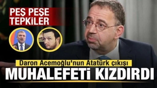 Daron Acemoğlu'nun Atatürk çıkışı kızdırdı! Şahan Gökbakar ve İsmail Küçükkaya'dan tepki