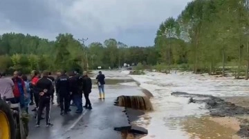 Demirköy-İğneada yolu kapandı