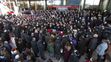 Deniz Baykal için CHP Genel Merkezinde tören düzenlendi
