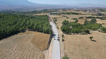 Denizli’de eski Honaz yolu yenileniyor
