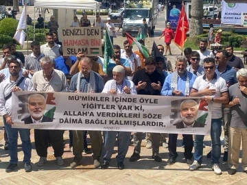 Denizli’de Hamas lideri Haniye için gıyabi cenaze namazı kılındı
