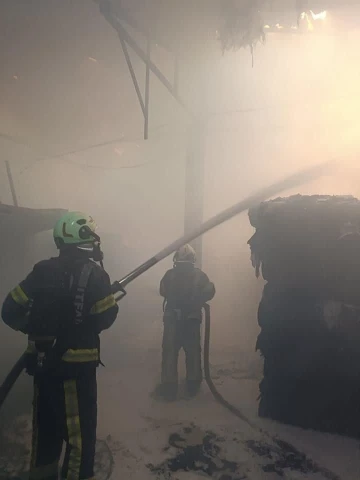 Denizli’de işyeri yangını
