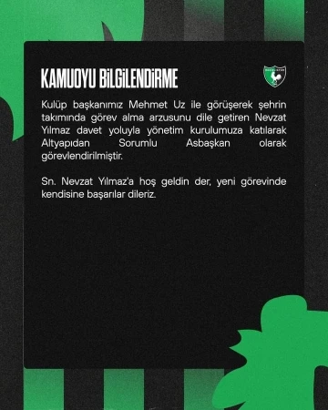 Denizlispor’a taze kan
