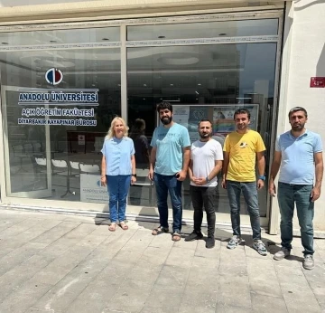 Deprem bölgesindeki AÖF büroları hizmet vermeye devam ediyor
