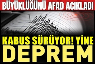 Deprem kabusu sürüyor! Güneydoğu yine sallandı