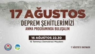 Depremin 25’inci yılı Demokrasi Meydanı’nda anılacak
