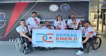 DEPSAŞ Enerji Spor Kulübü, Avrupa Bilek Güreşi Şampiyonasından 16 madalya ile döndü