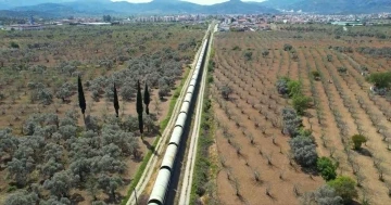 Devasa borular Koçarlı’ya ulaştı
