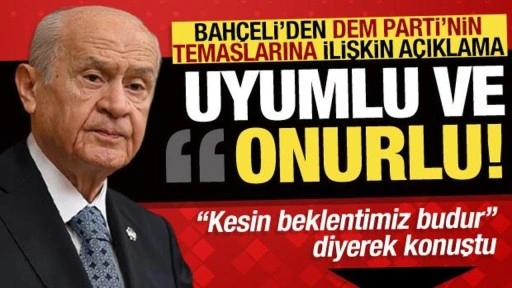 Devlet Bahçeli: PKK'nın bittiği şartsız açıklanmalıdır!