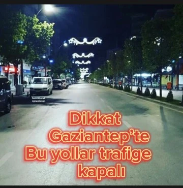 Dikkat… Bu yollar trafiğe kapalıGaziantep Emniyet Müdürlüğü 15 Temmuz Demokrasi ve Milli Birlik Günü nedeniyle trafiğe kapatılacak olan yolları açıkladı.