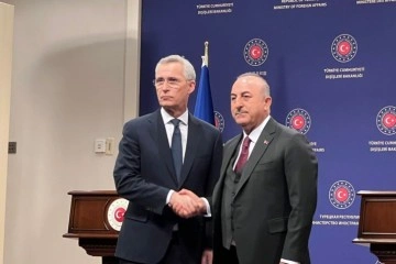 Dışişleri Bakanı Çavuşoğlu, NATO Genel Sekreteri Stoltenberg ile görüştü