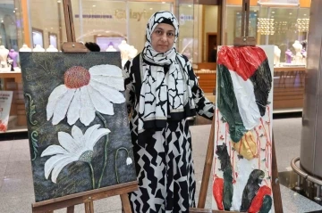 Diyarbakır’da Filistin temalı resim sergisi: 22 parça eserin geliri Gazze’ye gönderilecek

