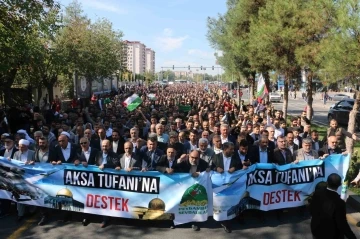 Diyarbakır’da Filistinliler’e destek yürüyüşü
