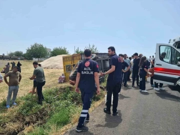 Diyarbakır’da traktör devrildi: 1 yaralı
