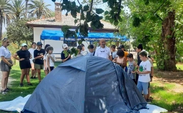 Doğa kampı ilk misafirlerini ağırladı
