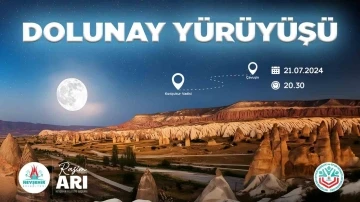 Dolunay yürüyüşü için kayıtlar başladı
