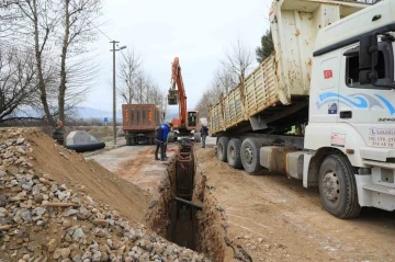 Düğerek kanalizasyon projesinin yüzde 85’ini tamamladı
