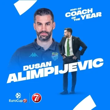 Dusan Alimpijevic, Eurocup’ta yılın en başantrenörü oldu
