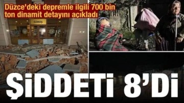 Düzce depremi sonrası uzmanlar konuştu: Dikkat çeken 700 bin ton dinamit detayı