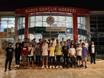 Düzceli gençler Hatay’da
