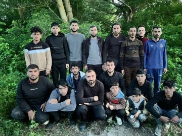 Edirne’de 17 düzensiz göçmen yakalandı
