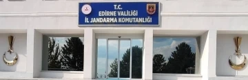 Edirne jandarmasından uyuşturucu operasyonu
