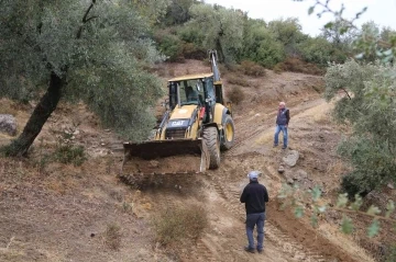 Efeler Belediyesi zeytinlik yollarını açıyor
