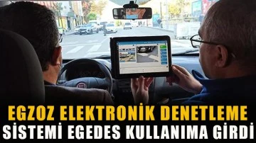 Egzoz Elektronik Denetleme Sistemi EGEDES kullanıma girdi