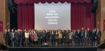 Ekim ayı bilimsel teşvik ve ödül töreni düzenlendi
