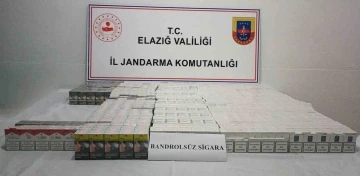 Elazığ’da 2 bin 100 paket kaçak sigara ele geçildi
