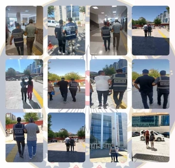 Elazığ’da haklarında kesinleşmiş hapis cezası bulunan 24 kişi yakalandı
