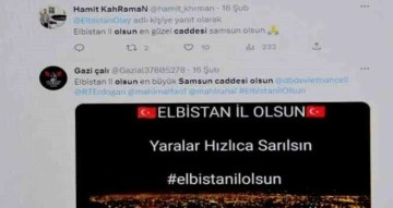 Elbistanlıların talebi: "Elbistan il, caddenin adı ’Samsun’ olsun"