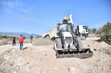 Emet Belediyesinin yol iyileştirme çalışmaları
